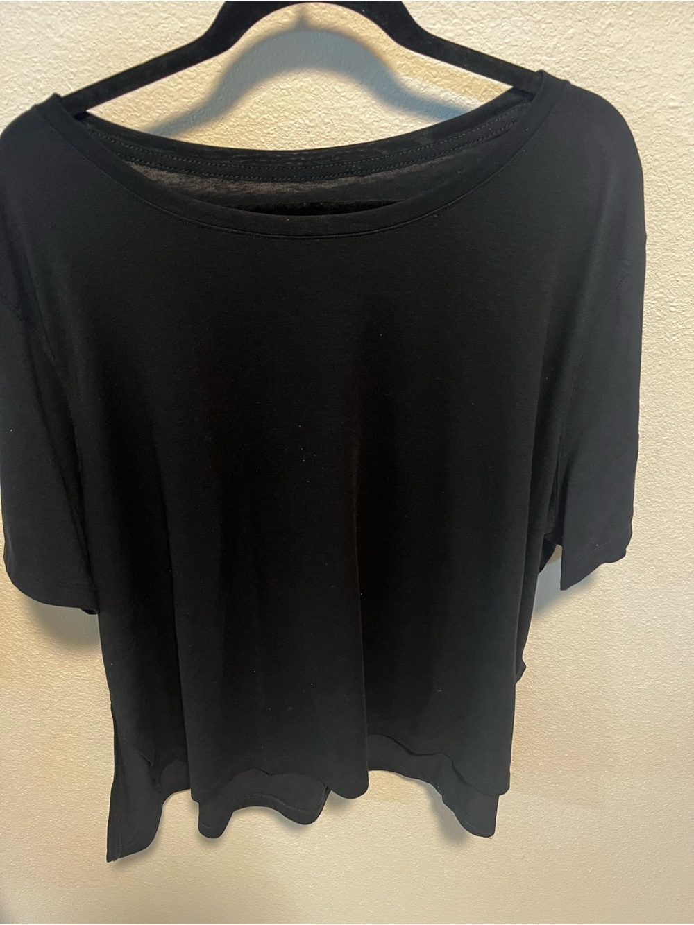 Nike Plus Yoga Women’s Black Short Sleeve Tee